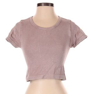 Gypsy + Jade Ribbed Dusty Pink Crop Top